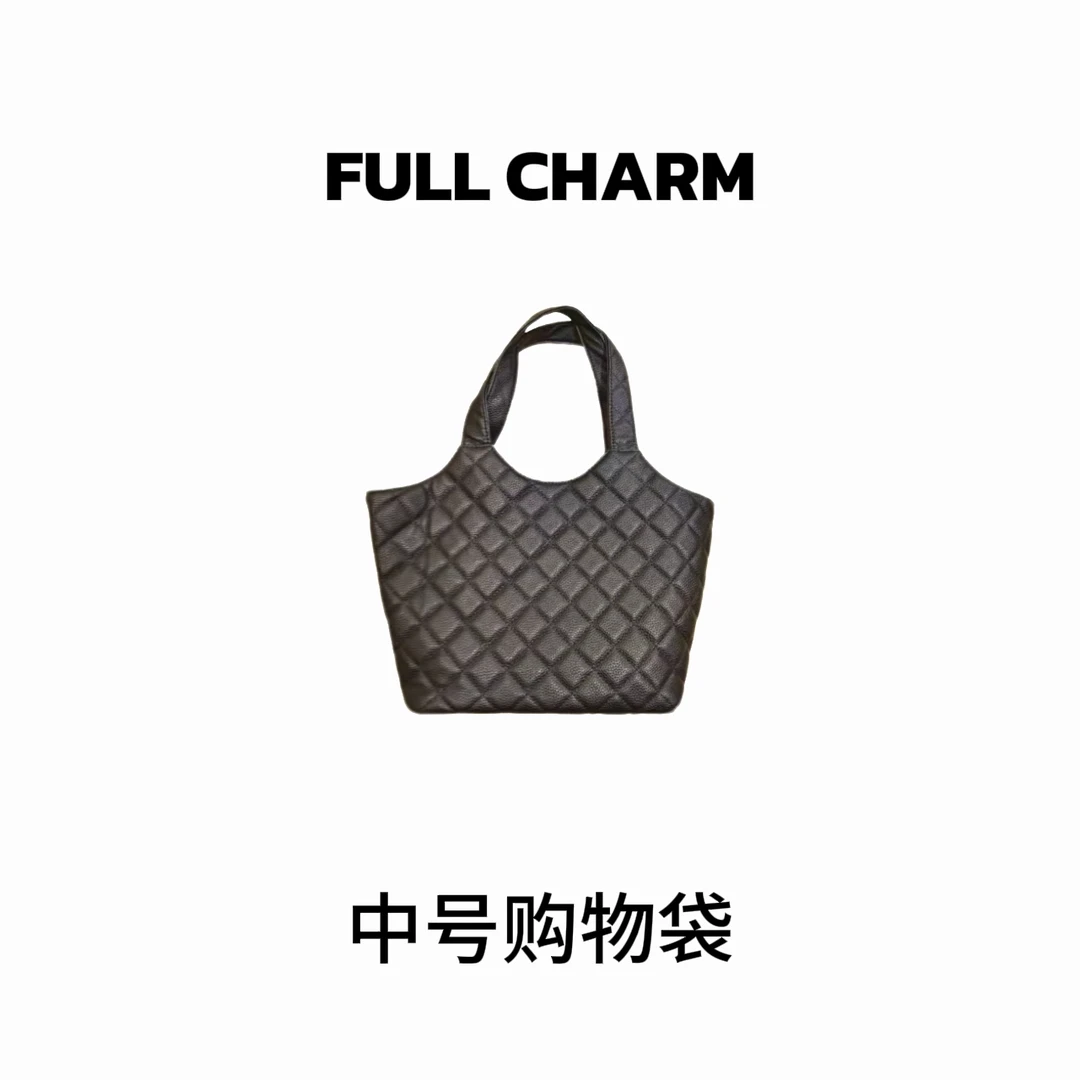 【E880】FULL CHARM-中号购物袋-新款多功能斜挎包百搭单肩包