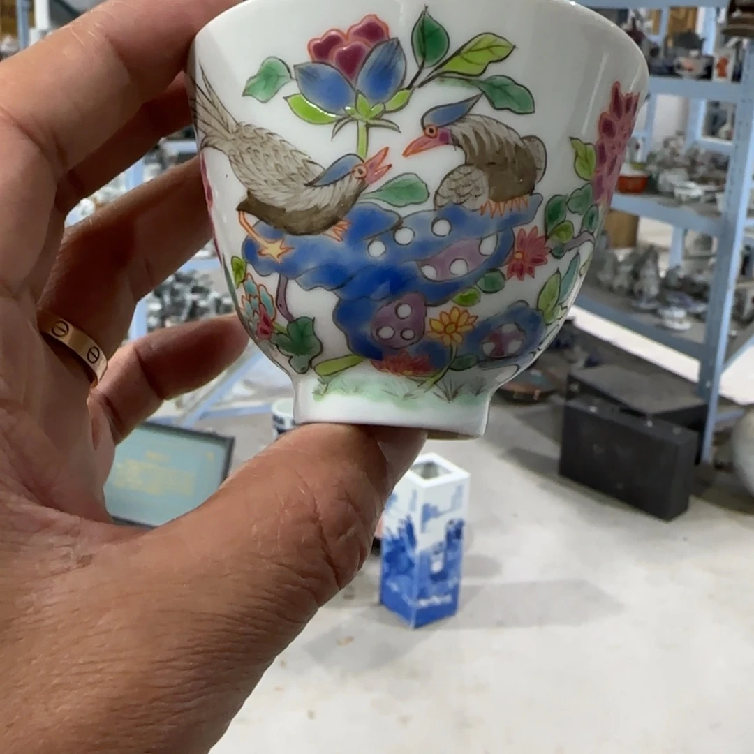 手绘瓷器，全部处理