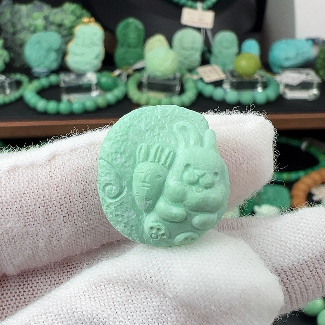 绿松石未镶嵌绿松石主播万丽