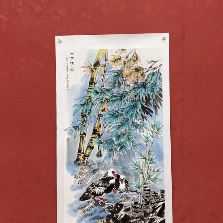 国画书画作品多次参加全国大展
