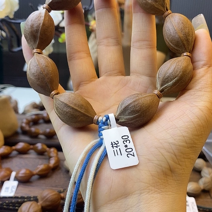 福***林橄榄核吊坠梅林铁核