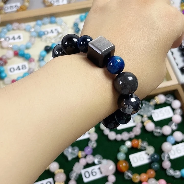 水晶手链银S925镶嵌