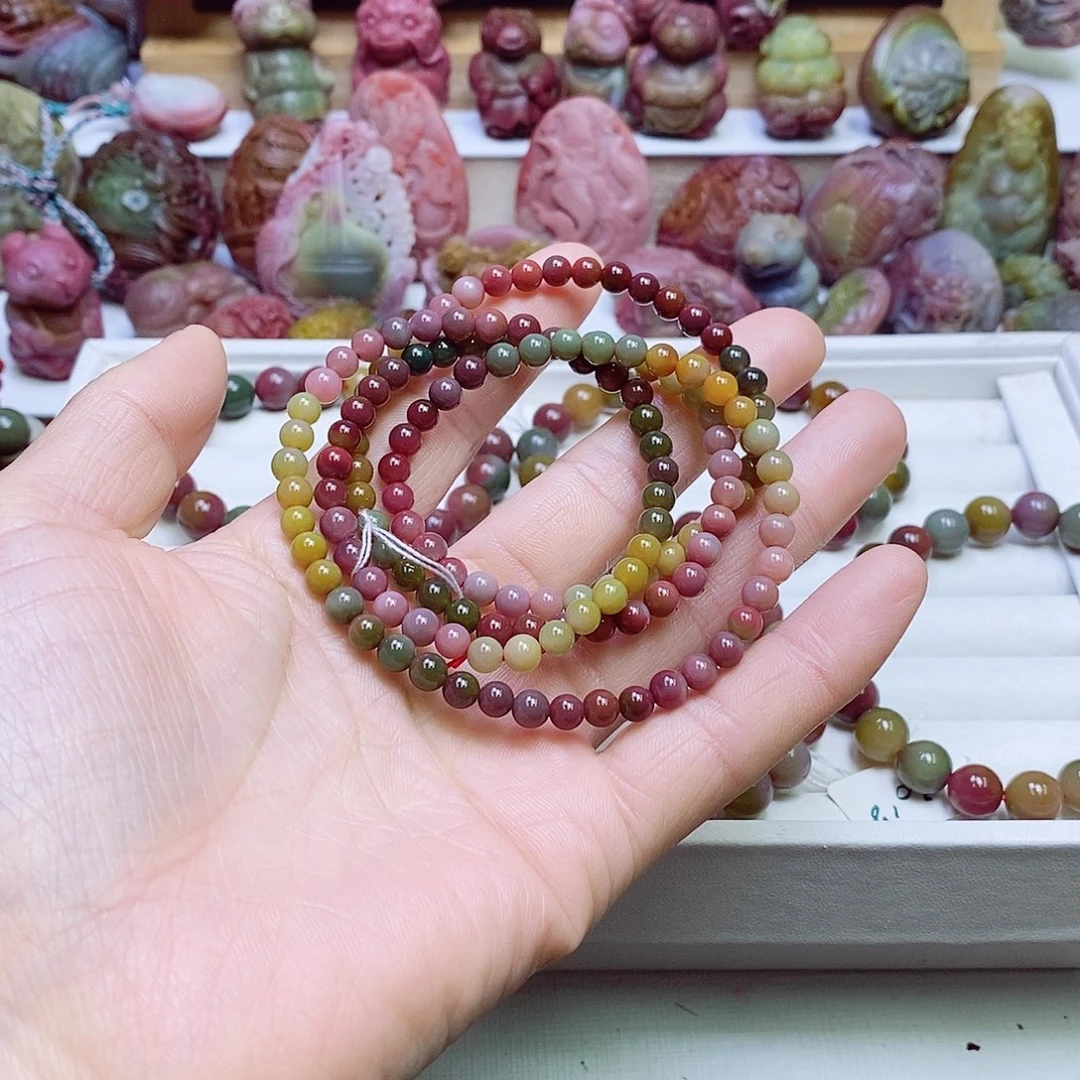 玛瑙/玉髓盐源玛瑙手链未镶嵌