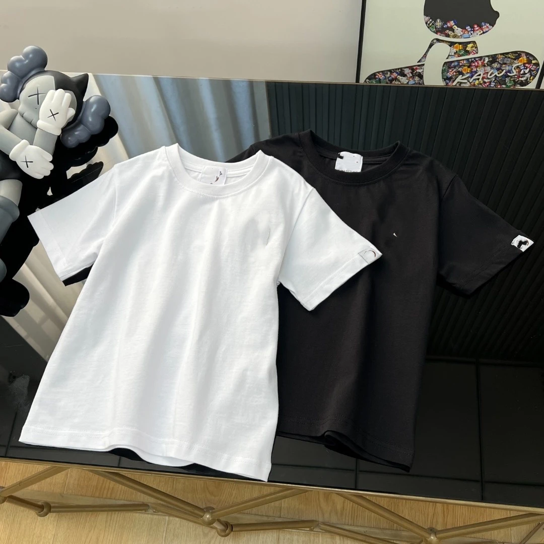 X051【园人小标】时尚百搭休闲儿童短袖