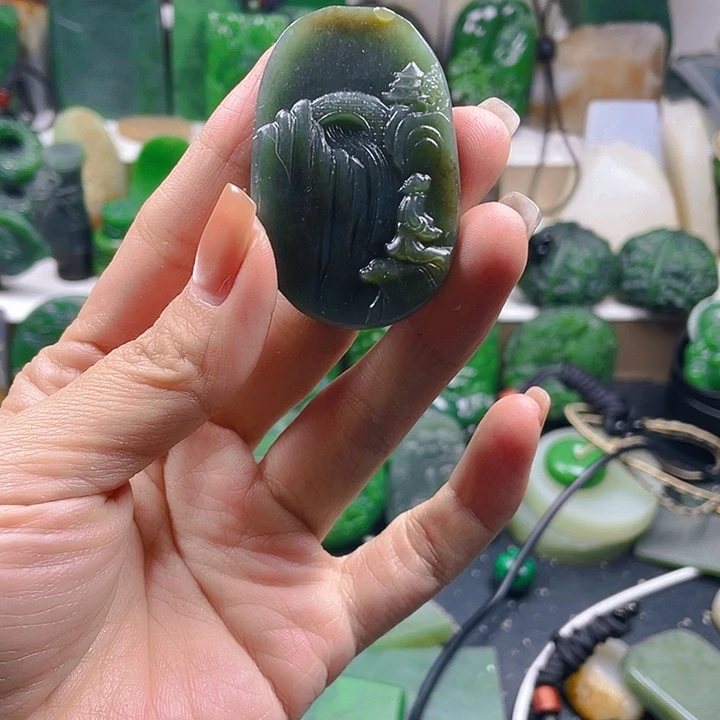 未镶嵌和田玉珠宝半成品