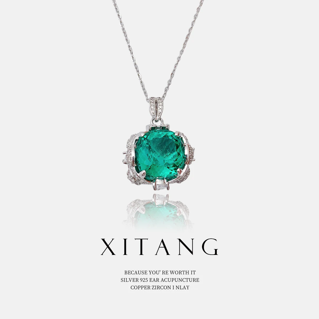 XITANG  《深邃-项链》蓝色轻奢小众精致项链8488