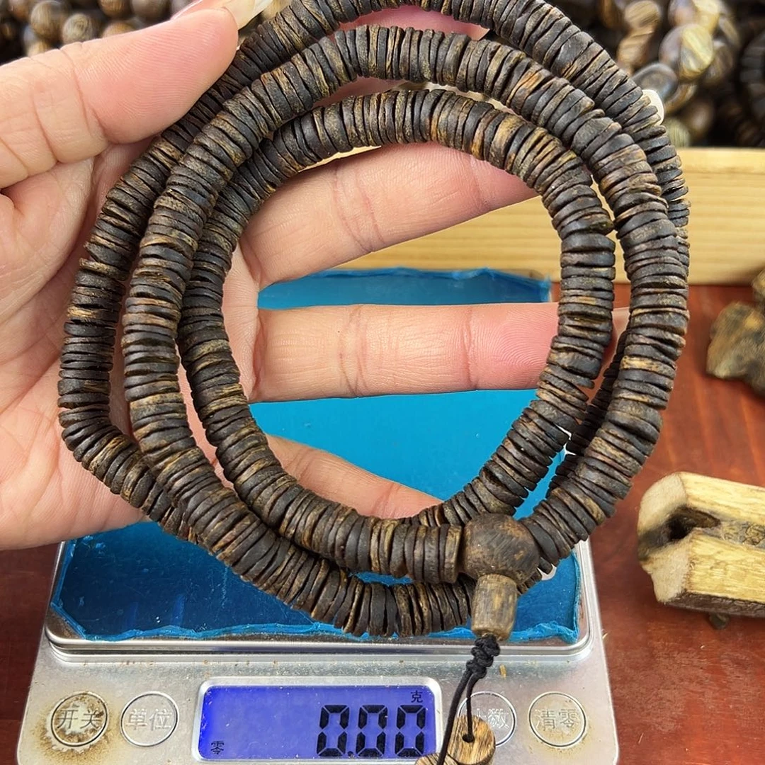 沉香沉香碎屑卡8药片沉水多圈41g张勺子