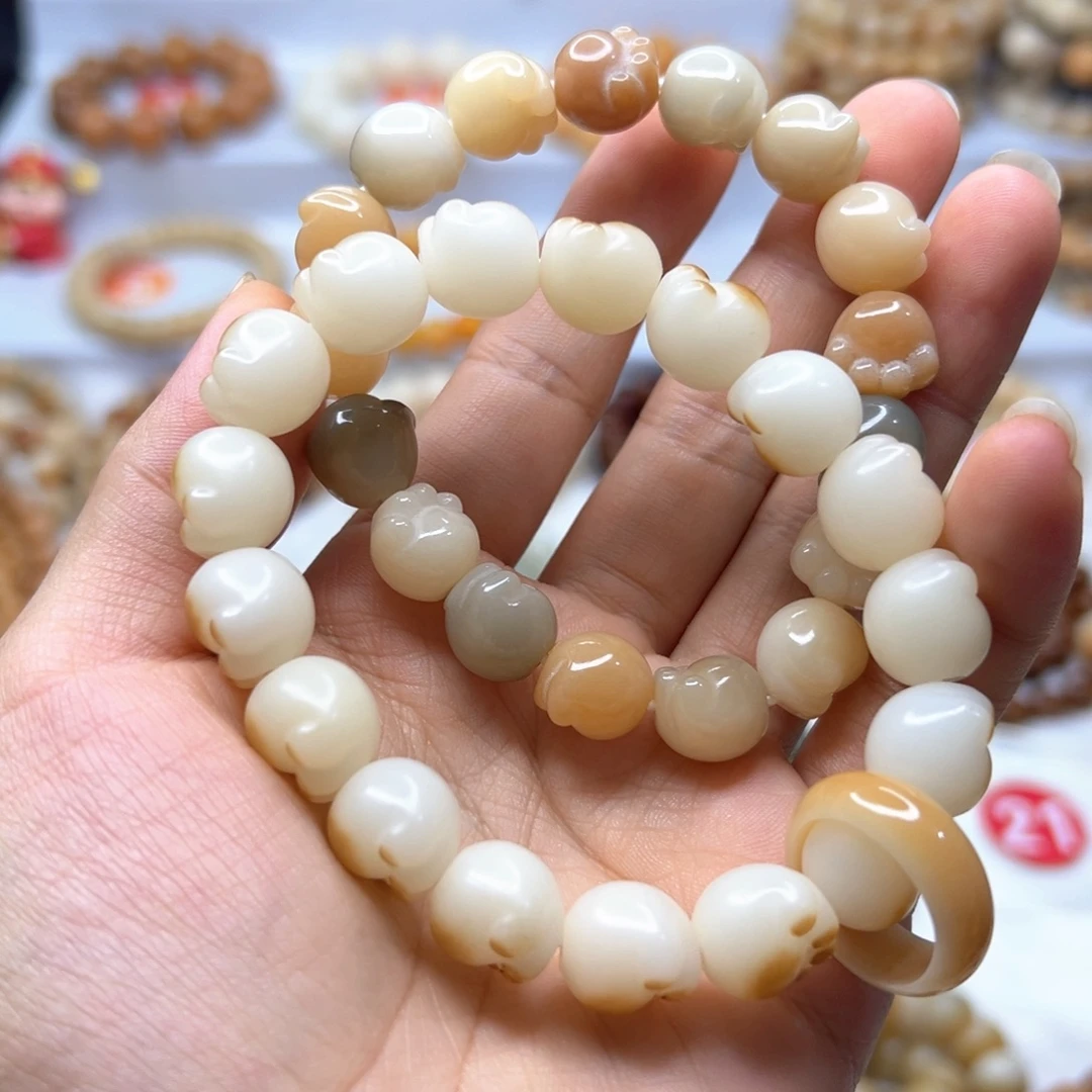 N***卷手串菩提根/象牙果