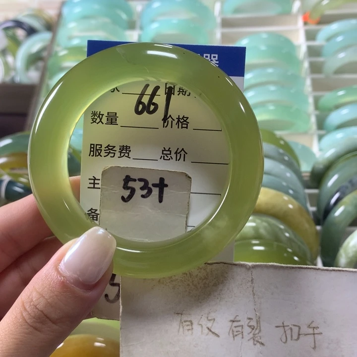 未镶嵌蛇纹石玉手镯661