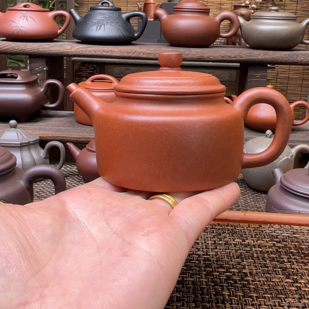 茶壶紫砂D****.宜兴原矿紫砂手工制全120