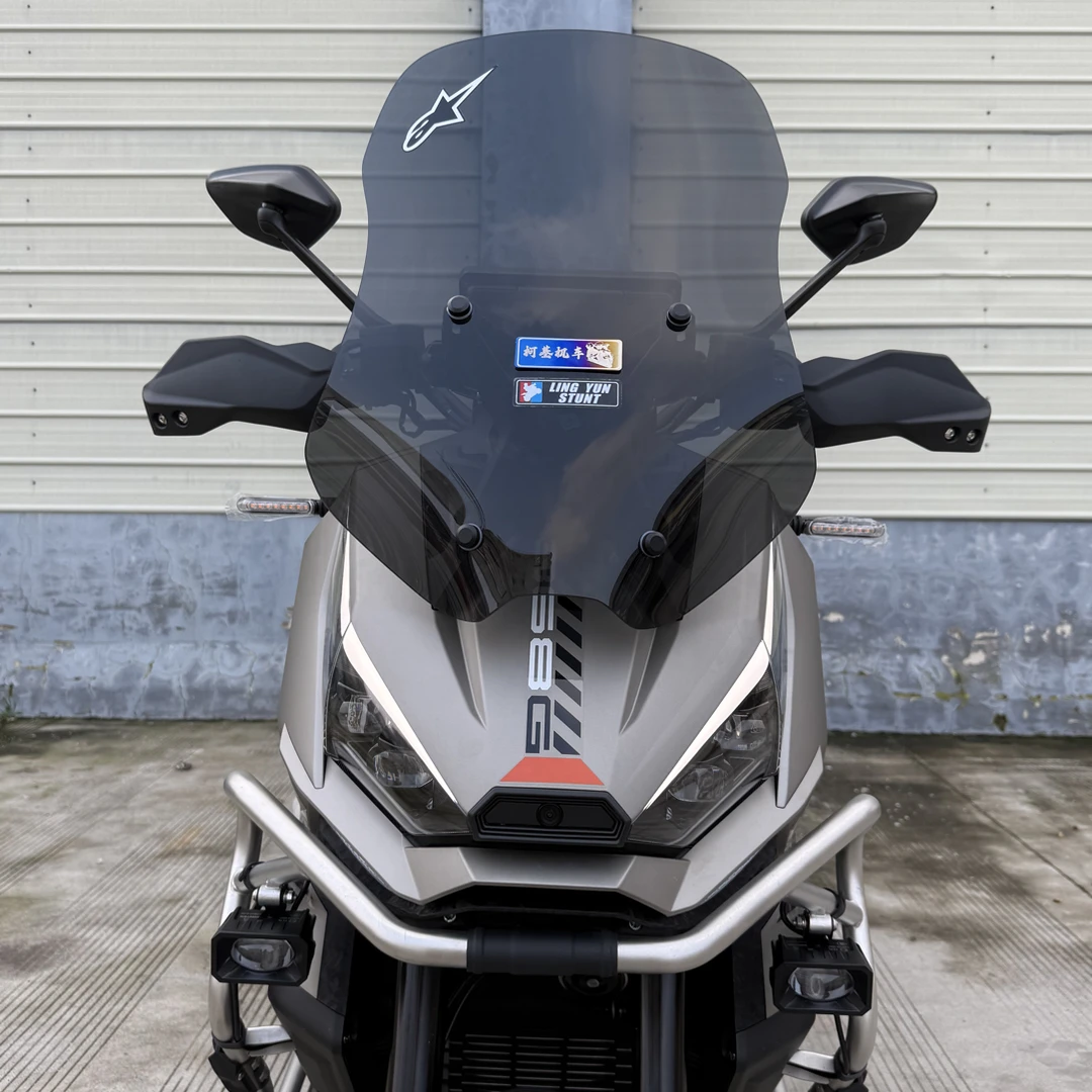 ZONTES升仕368G改装加高前挡风板高清加厚挡风玻璃前挡风板配件