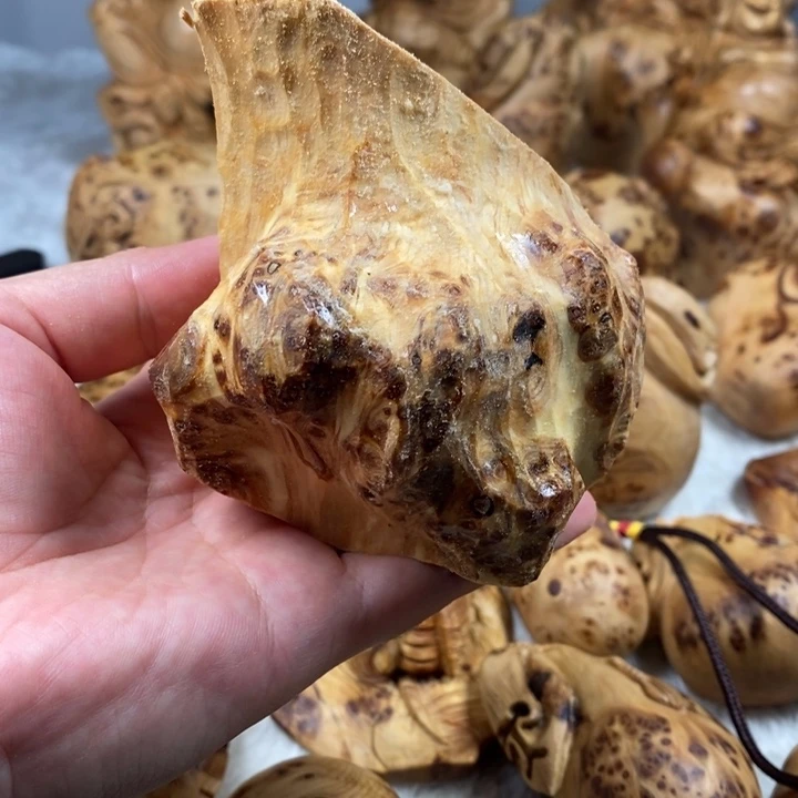 柏木M****计做成金钱币钱袋子手把件