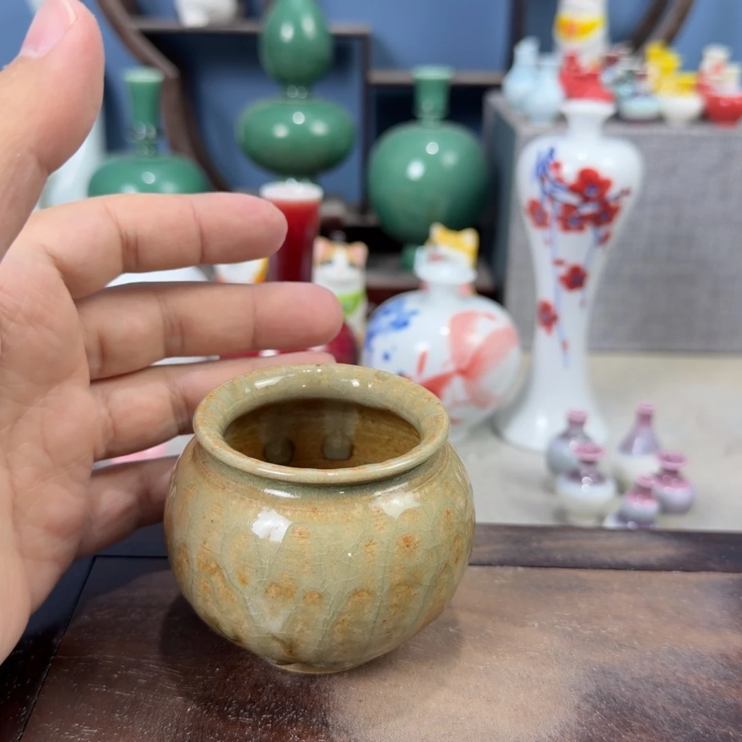 陶瓷手工小花器摆件