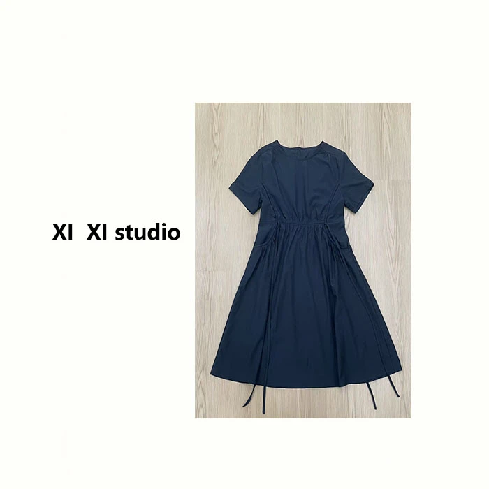 【汐汐女装】韩系小个子定制温柔气质百搭连衣裙 Z7077