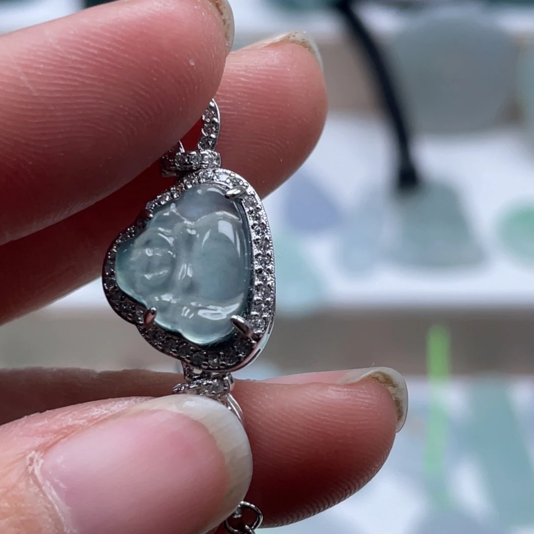 翡翠未镶嵌颈饰天然翡翠