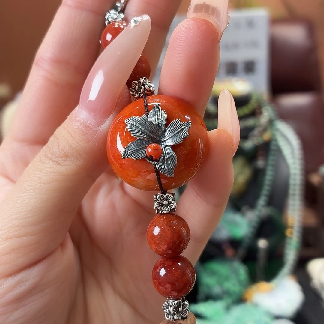 翡翠未镶嵌耳饰手串