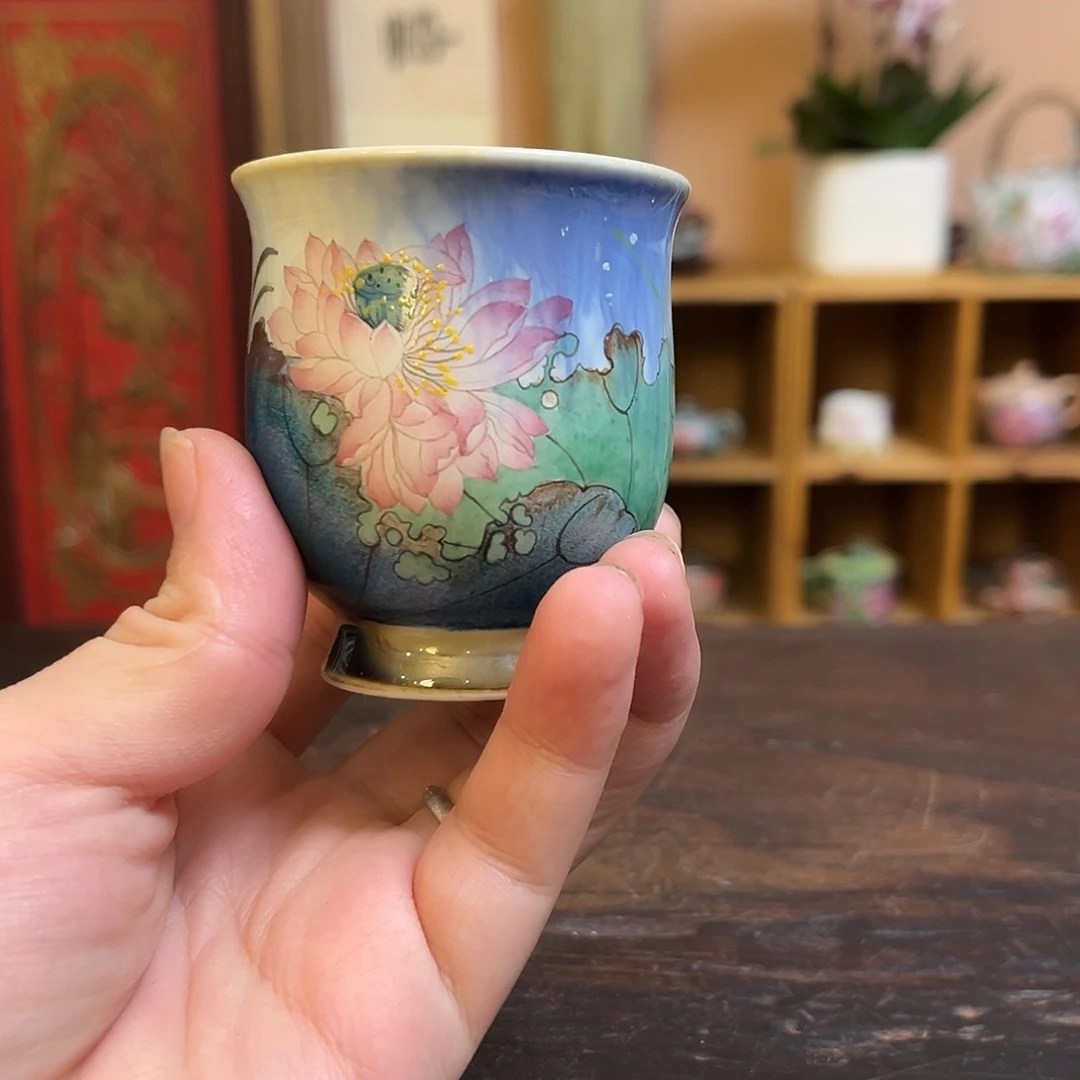 柴烧手工手绘陶瓷