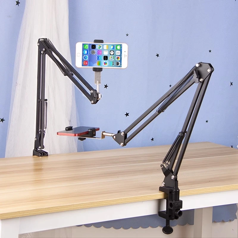 手机俯拍支架桌面拍摄直播网课美食书法绘画美甲多功能拍摄悬臂架