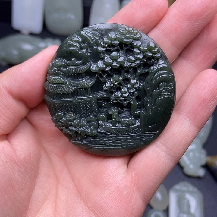 未镶嵌和田玉挂件