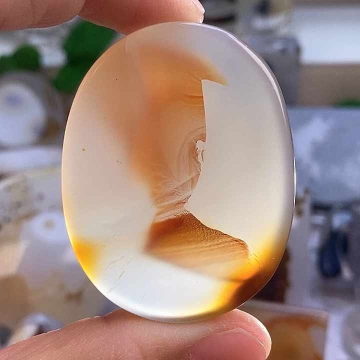 玛瑙/玉髓颈饰足银镀金镶嵌