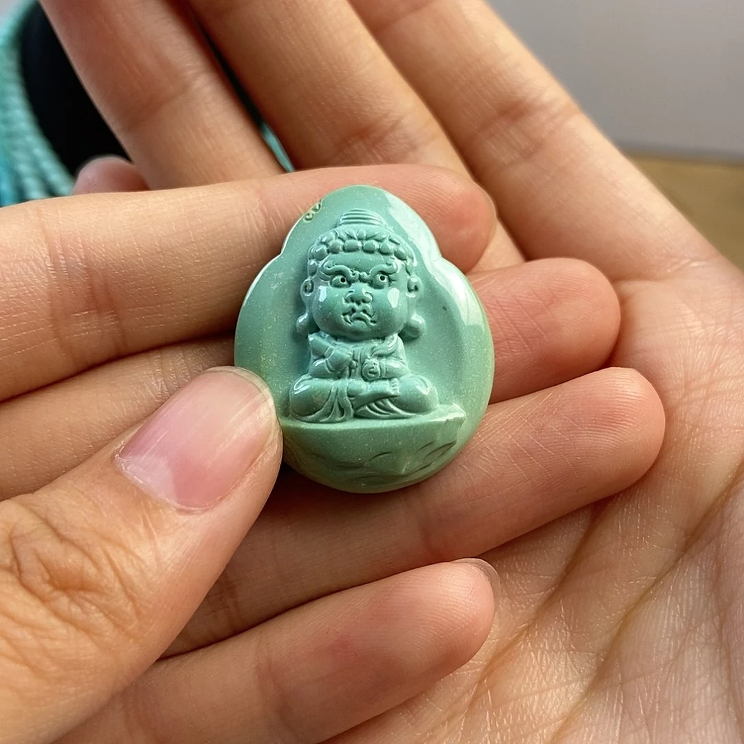 未镶嵌绿松石珠宝奇石