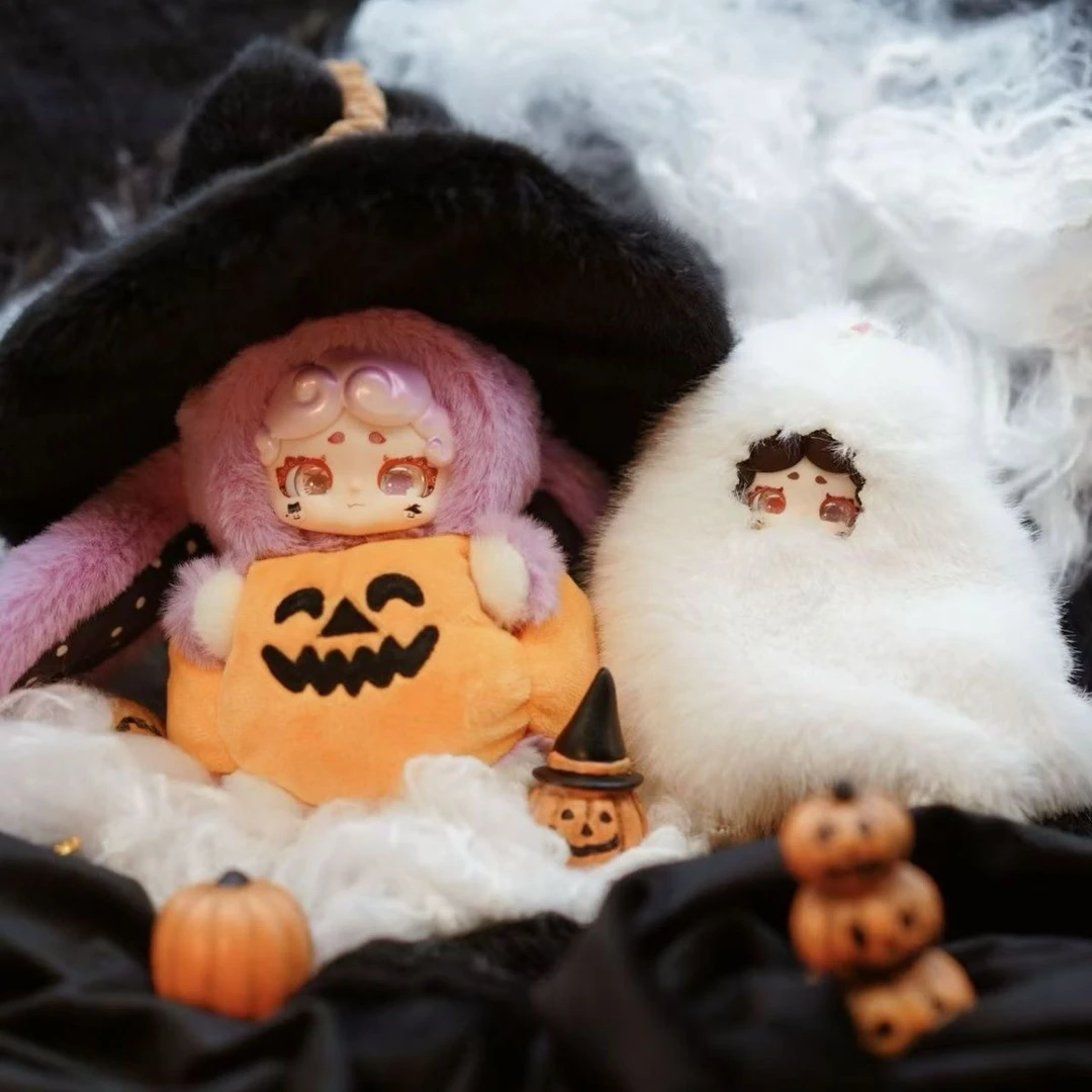 LuckyDeerNai晚安小兔万圣节盲盒魔法女巫