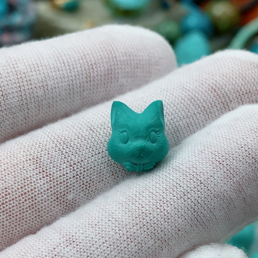 绿松石珠宝奇石未镶嵌