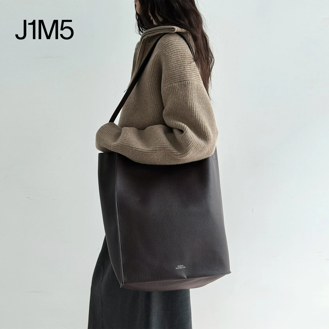 J1M5买手店 STUDIO NICHOLSON 25秋冬 小牛皮水桶包 设计师品牌