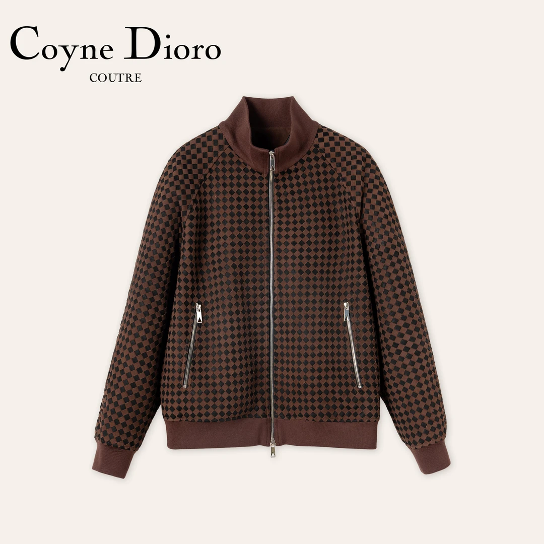 【秋上新】B*V87250同款手工编织土耳其绒面小绵羊皮衣夹克MD11290