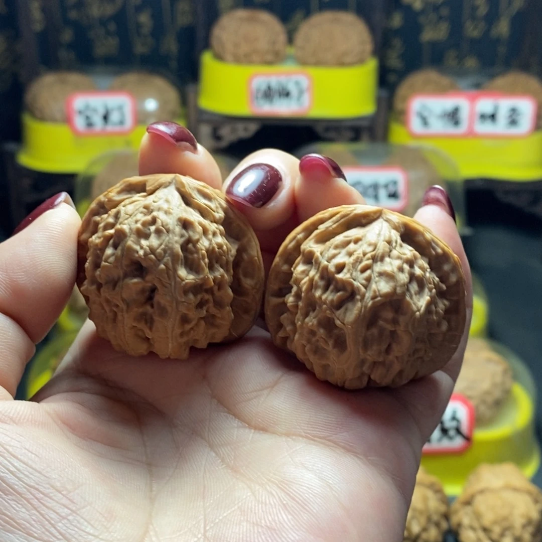 文玩核桃把件07白狮子38.5尺