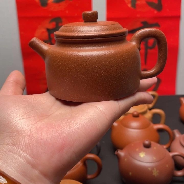 紫砂壶l****s全手工红降坡