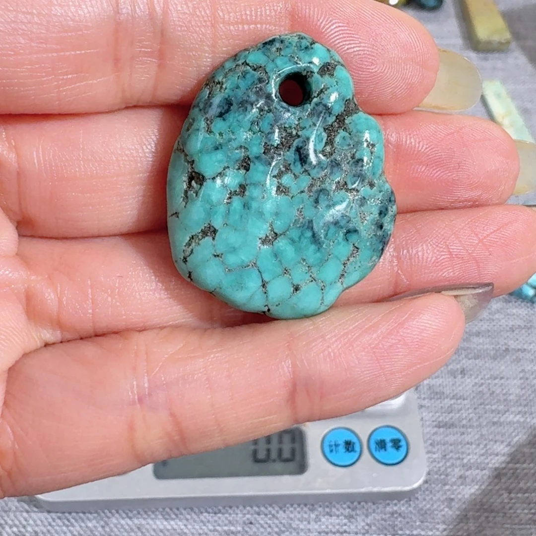 未镶嵌绿松石随型