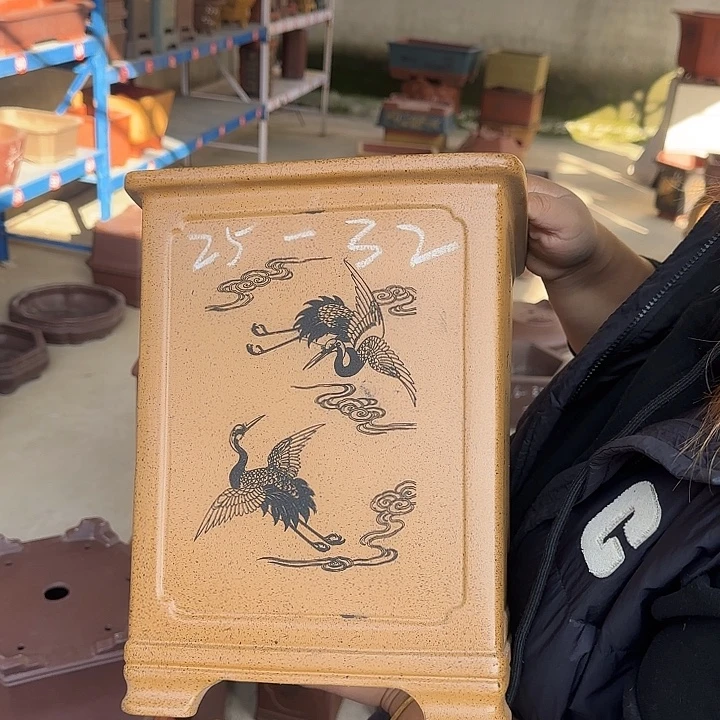 花盆紫砂你的心是