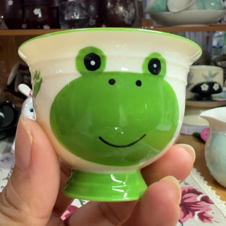 小青蛙暖手杯美美哒