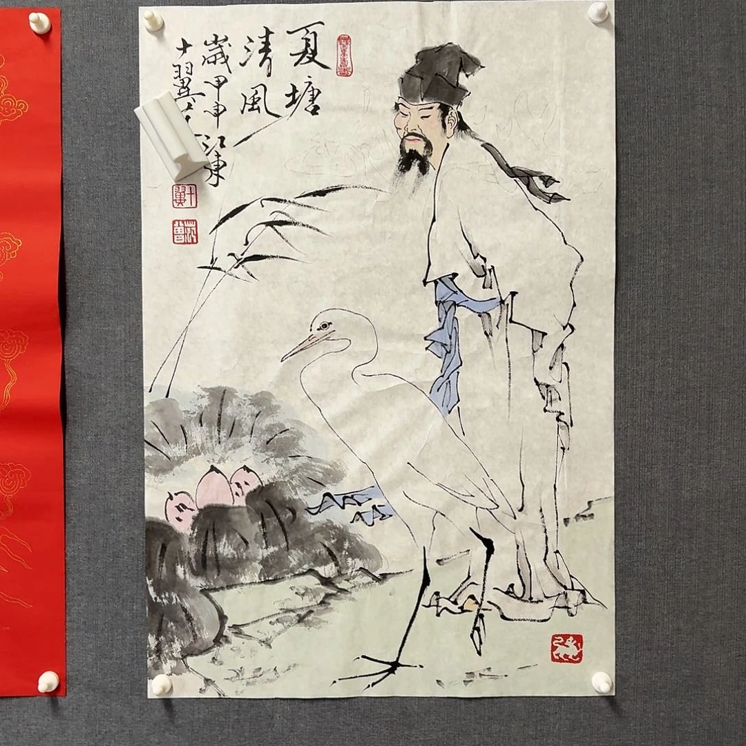 纯手绘作品年画优惠链接