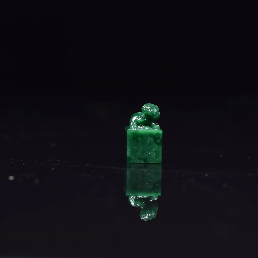 西安掘绿石瑞兽钮印章10