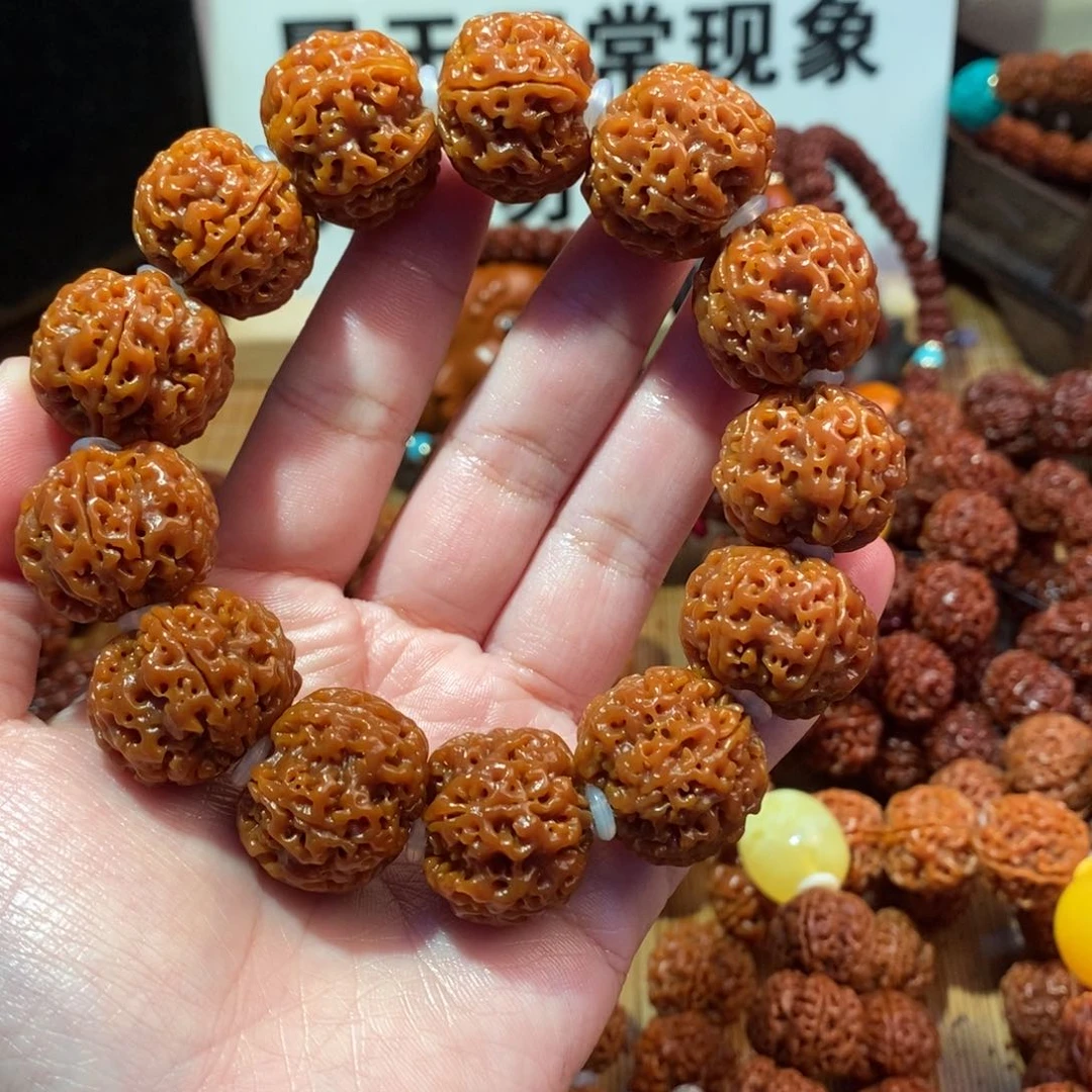 金刚菩提手串225瓣无尘肉