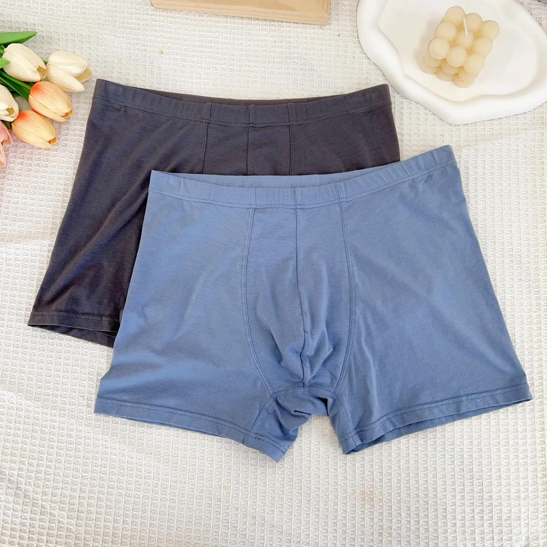 门店款！男士舒适软弹100支平角内裤 1包2条！809