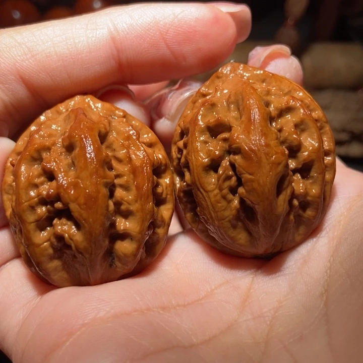 把件文玩核桃东北楸子小雪16