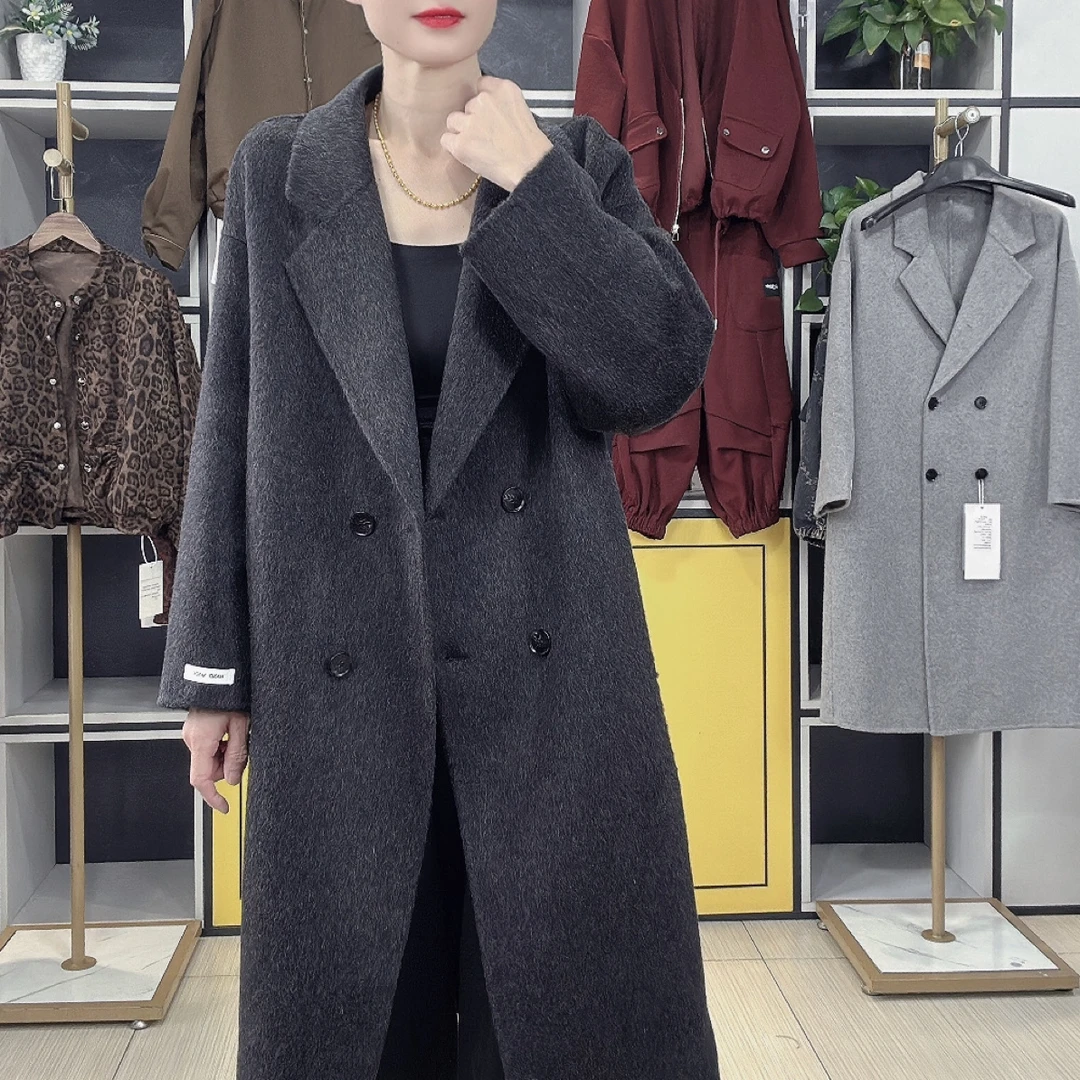 孙806-秋冬款经典中长毛呢外套（掉浮毛介意勿拍）