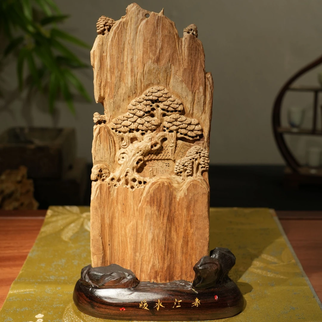 伊利安沉香高山老料/春江水暖 15*7*26.5  127g 250621001 A