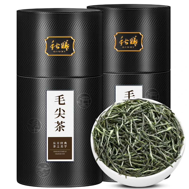 QIUXI/秋曦特级毛尖绿茶2025新茶明前绿茶浓香型茶叶罐装500g