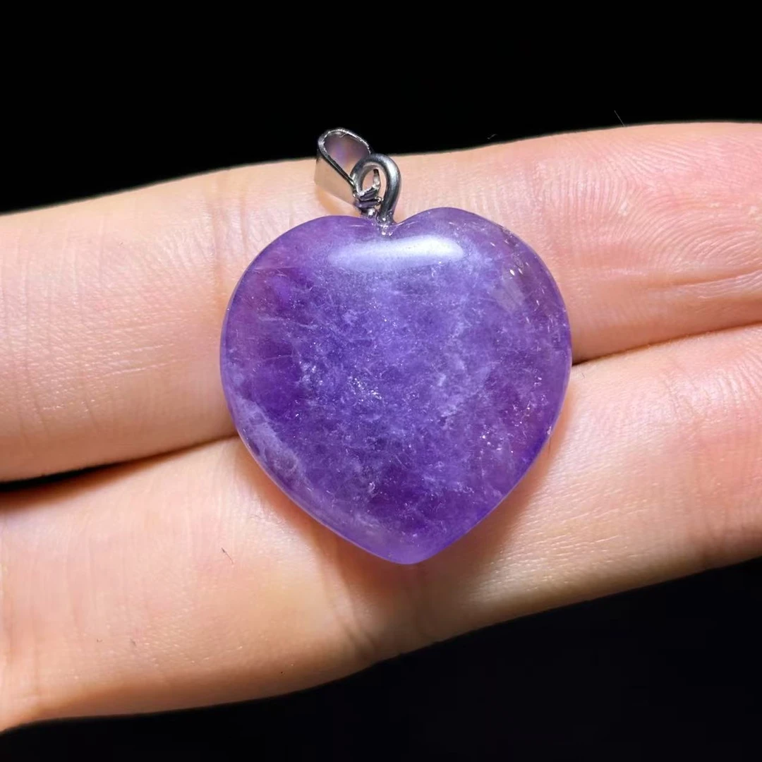 面面来财珠宝C11251-紫钛晶水晶紫爱心-配绳-多样性发其一