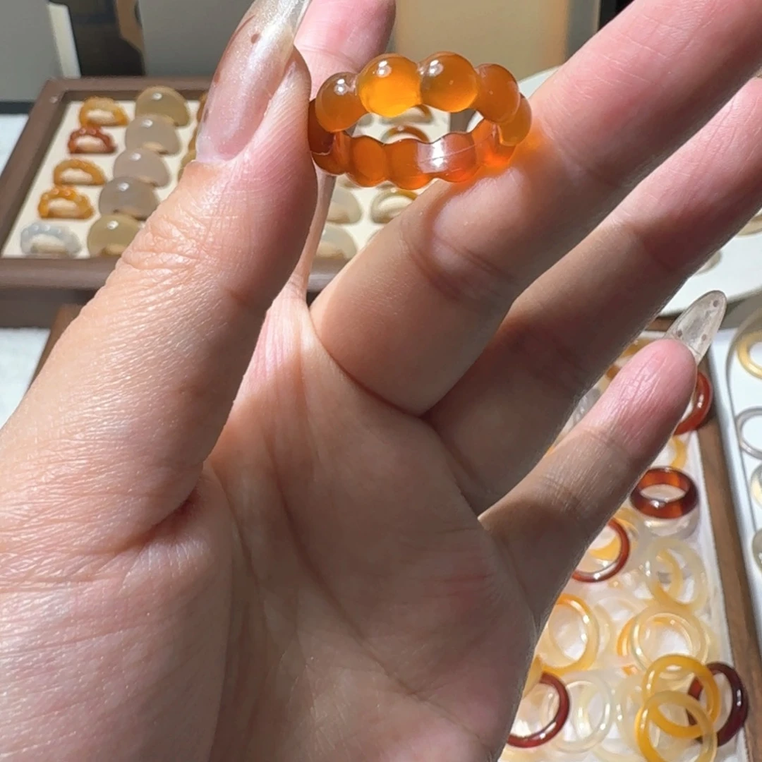 未镶嵌戒指玛瑙/玉髓347港17