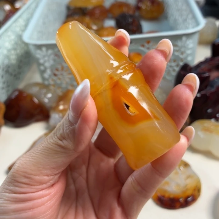 玛瑙/玉髓未镶嵌吊坠(不含链)