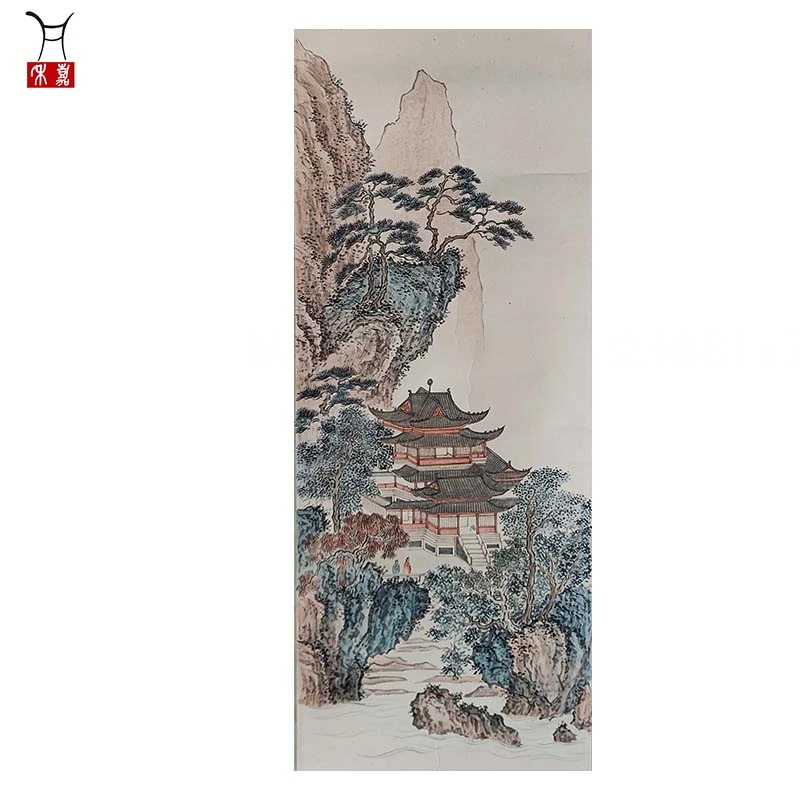 M1094山水立轴81x24/1.7平尺