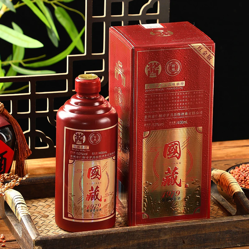 泊爵名仕【红金版】53度400ml酱香型白酒礼盒装53%Vol