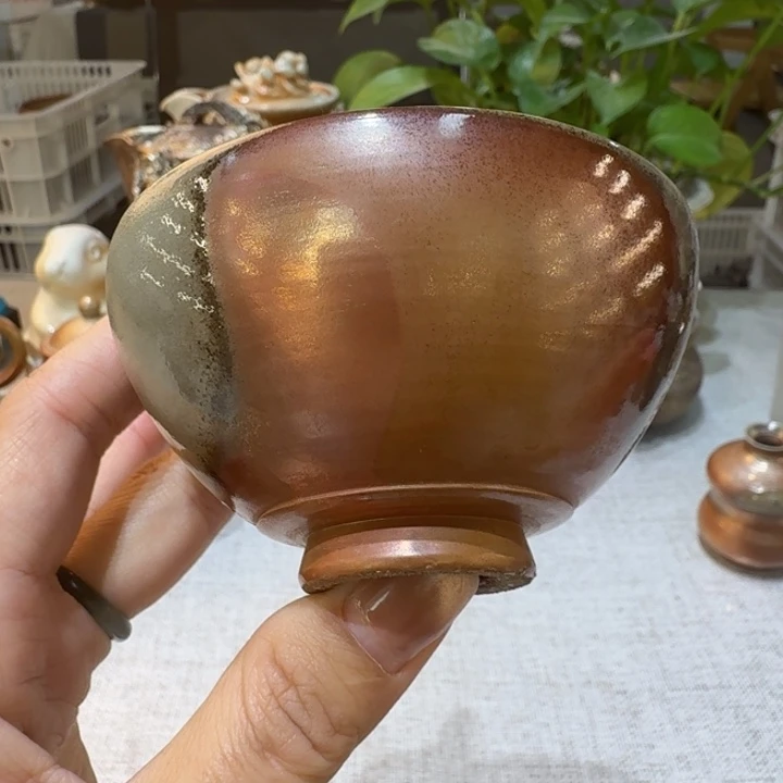 陶盘柴烧福利心哦多多