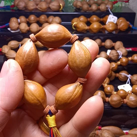 手串/手链橄榄核橄榄核手捻三花铁核蒜头料1.7