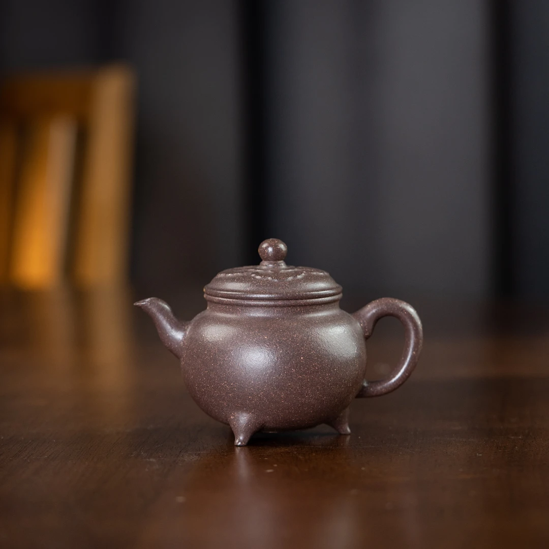 大彬如意 紫泥150cc家用紫砂壶tt1